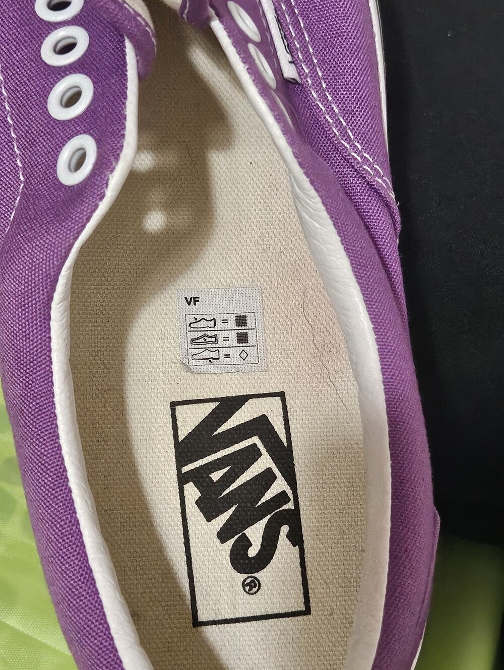 Vans Purple Slip-On Style Canvas Sneakers - Picture 4 of 10